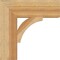 Ekena Millwork Thorton Block Rough Sawn Bracket, Western Red Cedar, 4"W x 14"D x 14"H BKT04X14X14THR05RWR - alternate 3